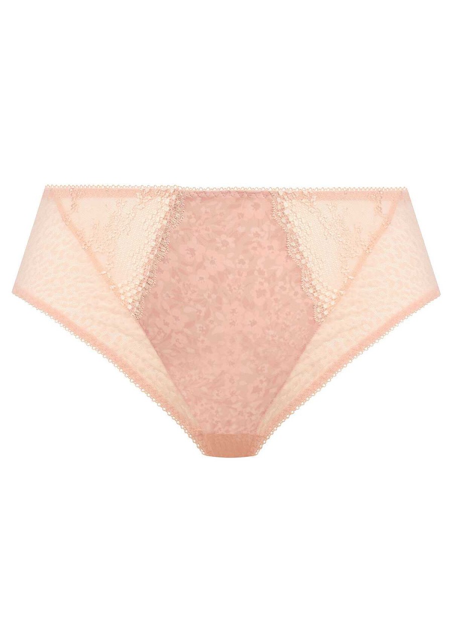 Lingerie Elomi Slips | Slip Met Hoge Pijpen Bleke Blos