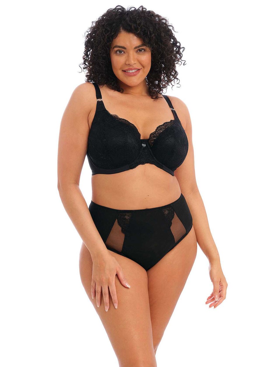 Lingerie Elomi | Gevoerde Bh Met Halve Cup Zwart