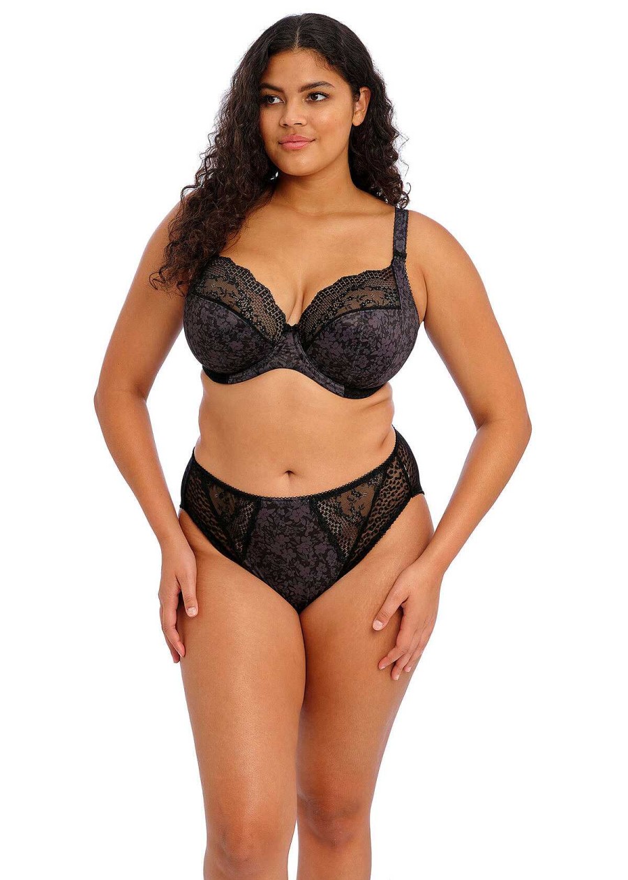 Lingerie Elomi Plunge Bh'S | Stretch-Plunge-Bh Zwart