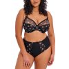 Lingerie Elomi Slips | Volledige Korte Versie Zwarte Stip