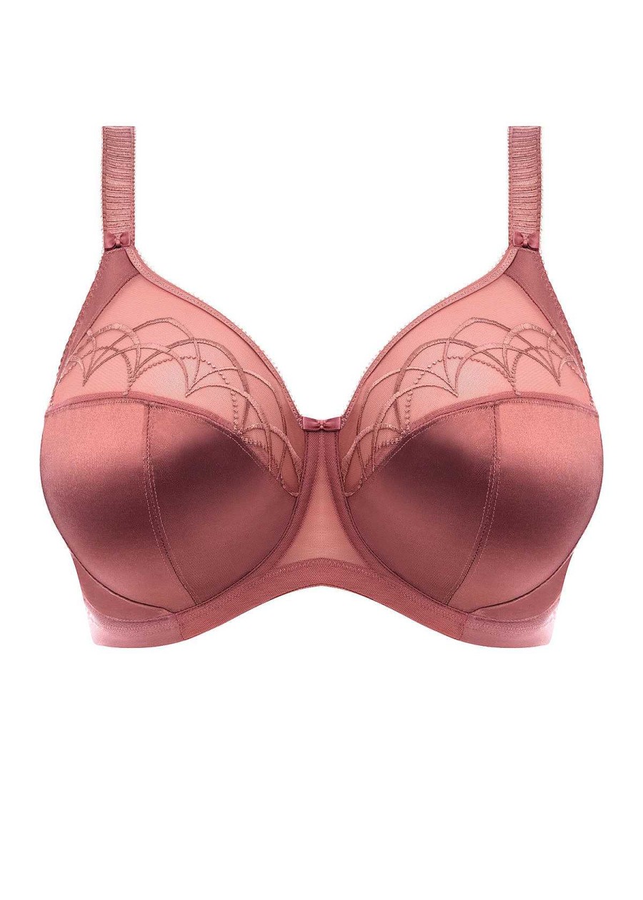 Lingerie Elomi Gestreepte Bh'S | Gestreepte Bh Met Volledige Cup Rozenhout