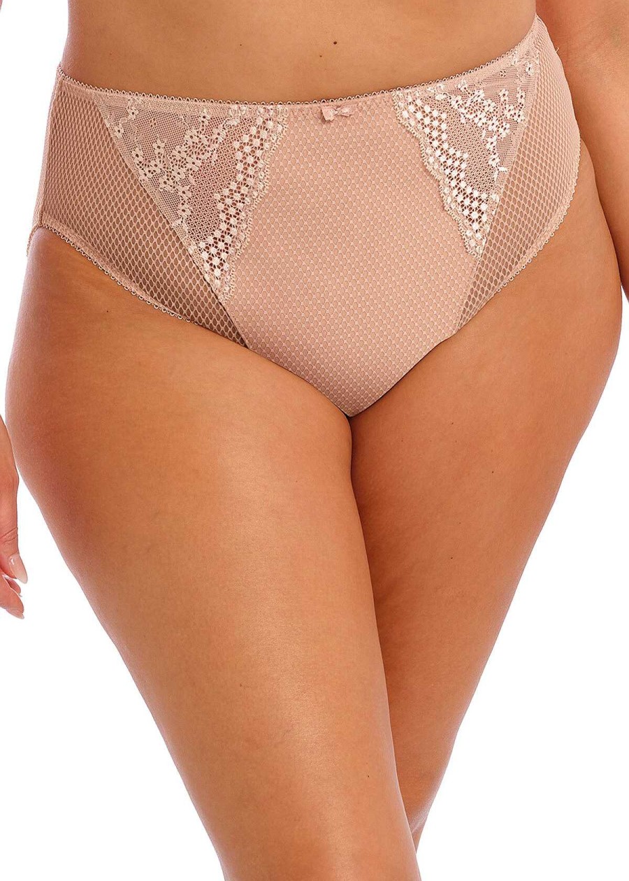 Lingerie Elomi Slips | Slip Met Hoge Pijpen Fawn