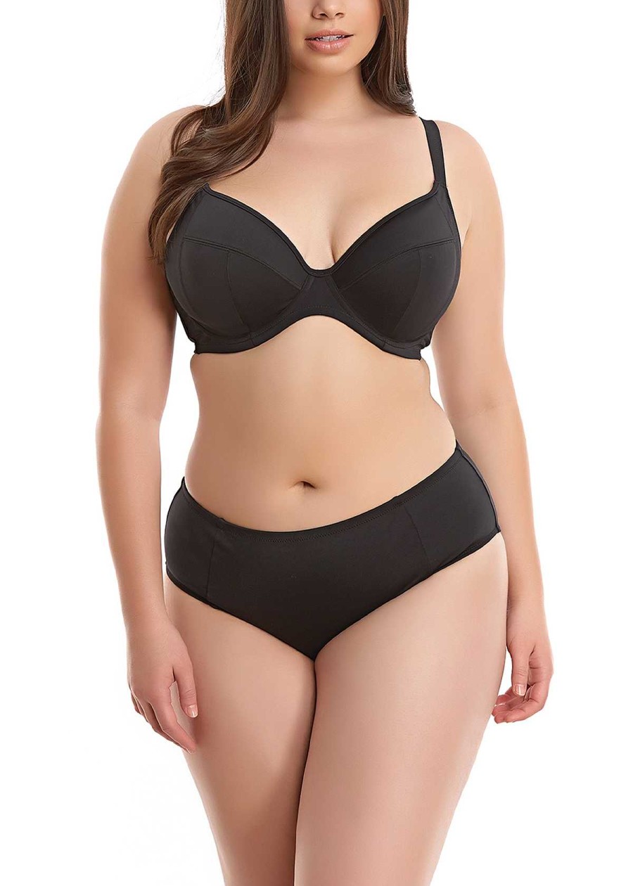 Badkleding Elomi | Mid Rise Bikinibroekje Zwart