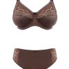 Lingerie Elomi Gestreepte Bh'S | Gestreepte Bh Met Volledige Cup Pecannoot