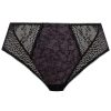 Lingerie Elomi Slips | Slip Met Hoge Pijpen Zwart