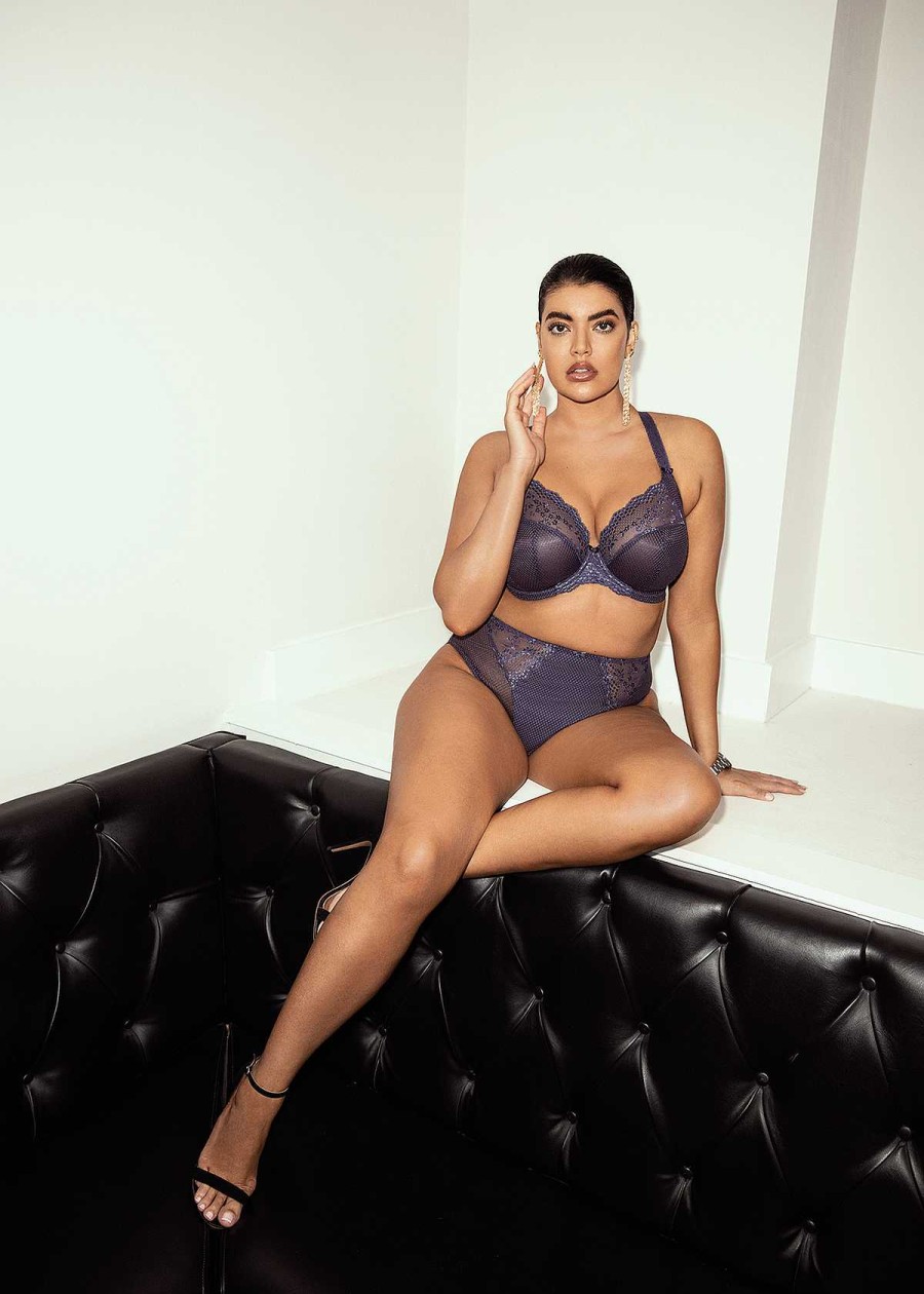 Lingerie Elomi Plunge Bh'S | Stretch-Plunge-Bh Storm