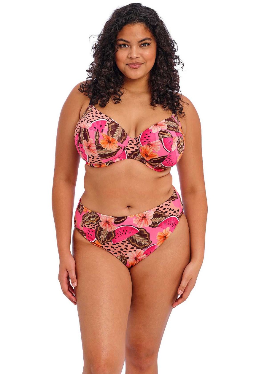 Badkleding Elomi | Diepuitgesneden Bikinitop Multi