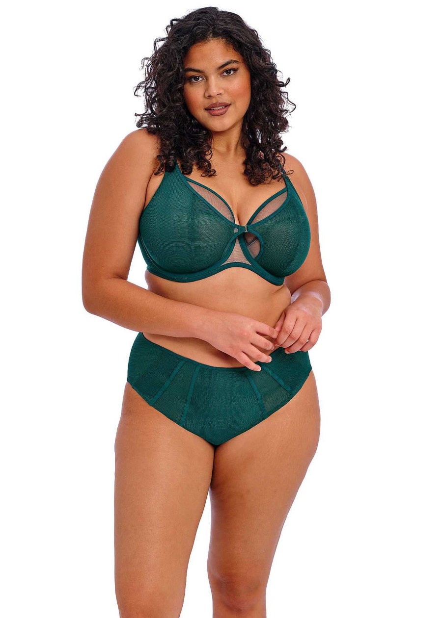 Lingerie Elomi Plunge Bh'S | Plunge Bh Diep Blauwgroen