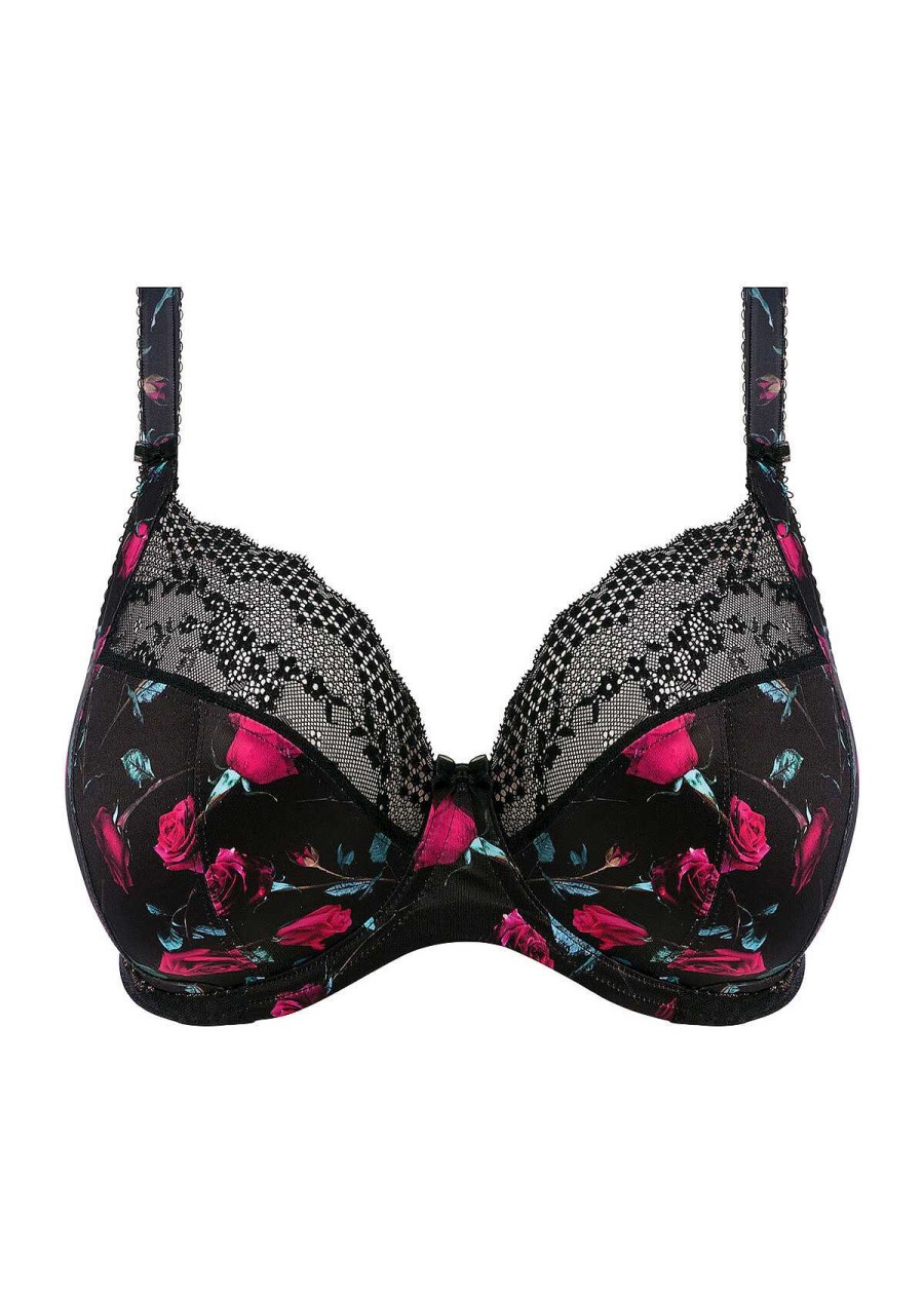 Lingerie Elomi Plunge Bh'S | Stretch-Plunge-Bh Rock N Rose