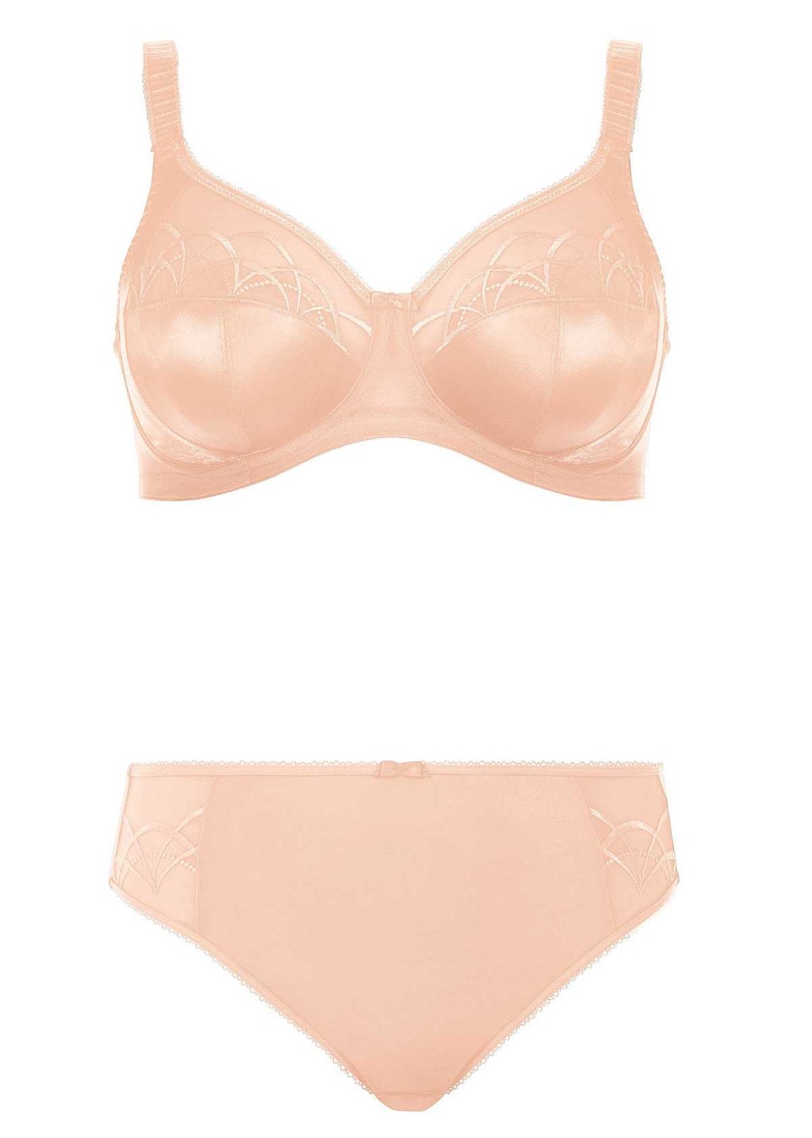 Lingerie Elomi Gestreepte Bh'S | Gestreepte Bh Met Volledige Cup Latte