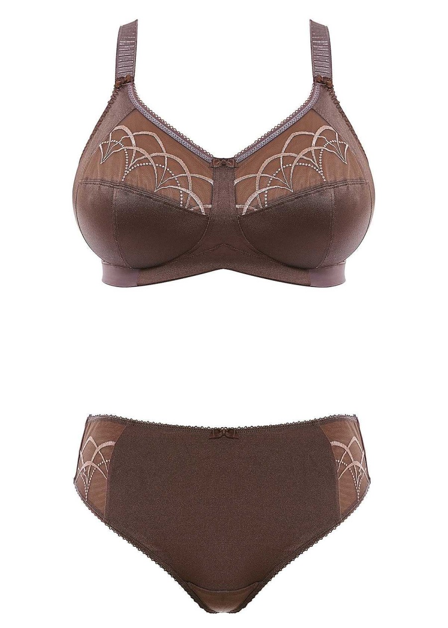 Lingerie Elomi Slips | Kort Pecannoot