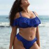 Badkleding Elomi | Bardot-Bikinitop Blauw