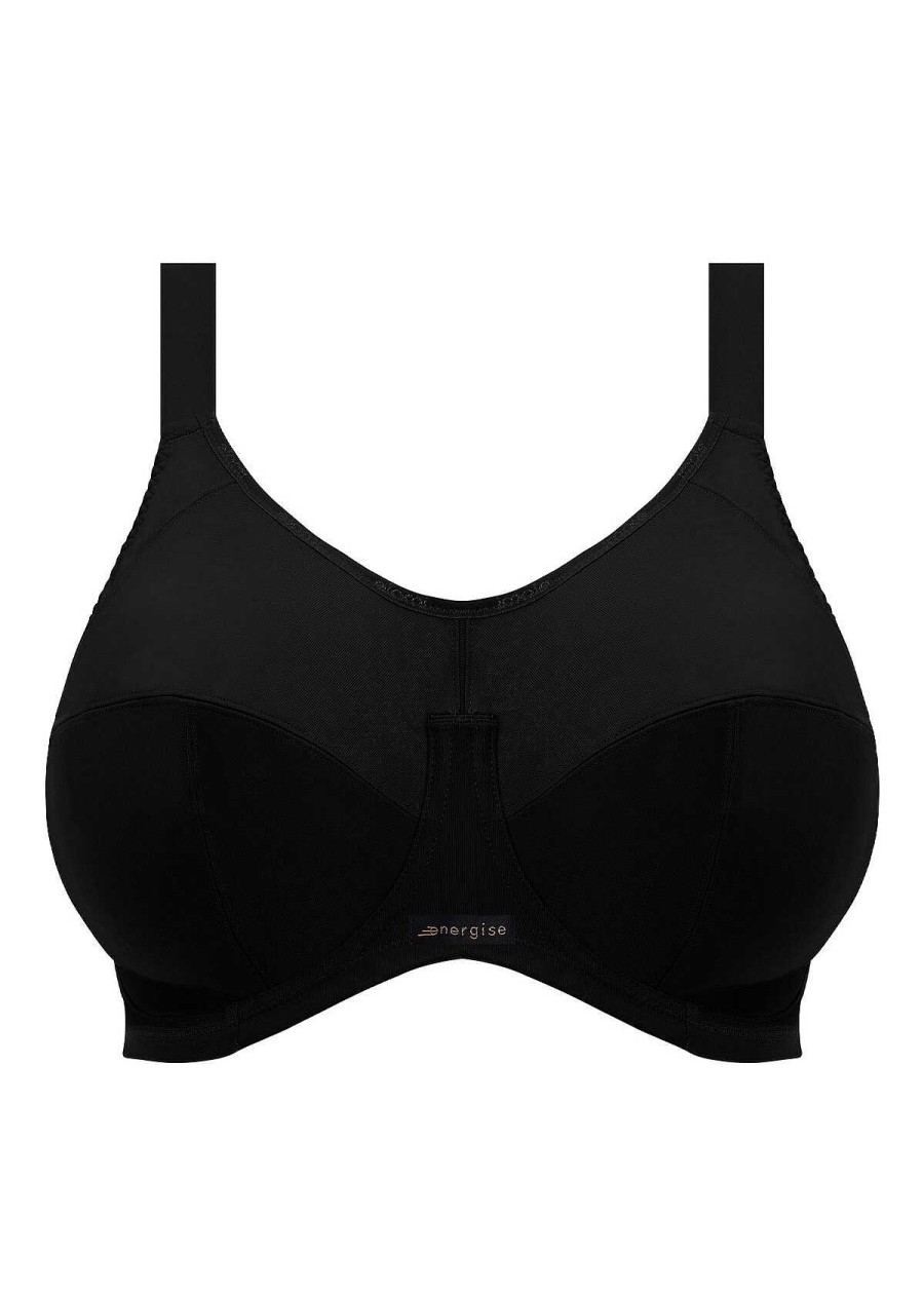 Lingerie Elomi Sportbeha'S | Sport Bh Zwart