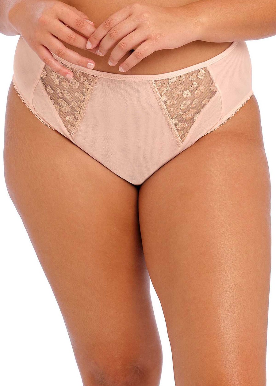 Lingerie Elomi Slips | Slip Met Hoge Pijpen Bleke Blos